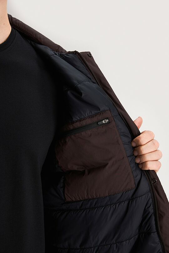 Synthetic padded jacket 5 | BROWN | Audimas