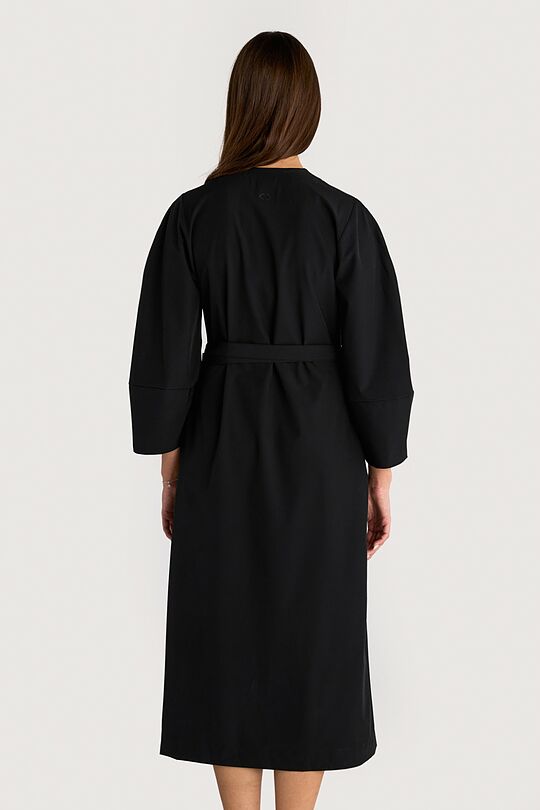 Woven wrap dress 3 | BLACK | Audimas