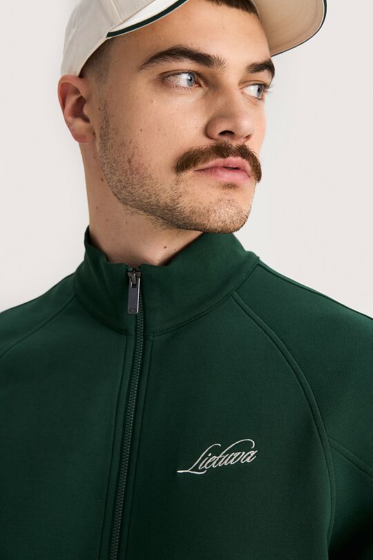 National collection pique jacket 4 | GREEN | Audimas