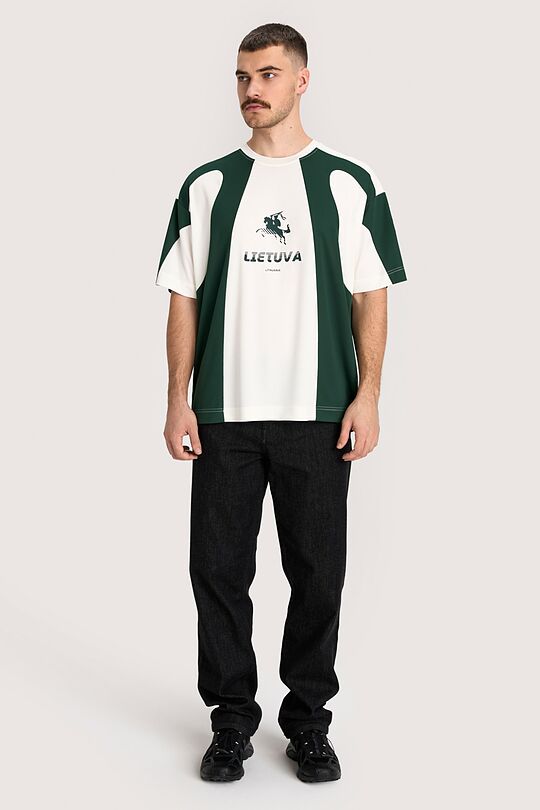 National collection oversized T-shirt 9 | WHITE | Audimas