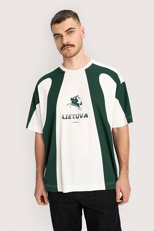 National collection oversized T-shirt 3 | WHITE | Audimas