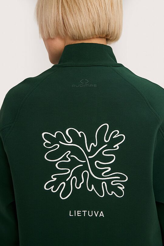 National collection pique jacket 4 | GREEN | Audimas