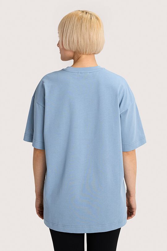 Oversized short sleeve T-shirt 5 | BLUE | Audimas