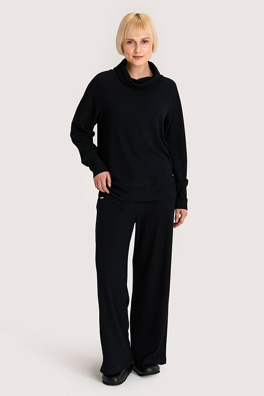 High neck sweatshirt 4 | BLACK | Audimas