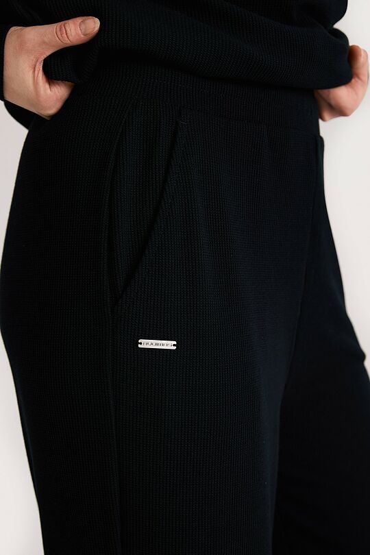 Wide sweatpants 4 | BLACK | Audimas