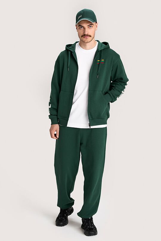 National collection full-zip hoodie 7 | GREEN | Audimas