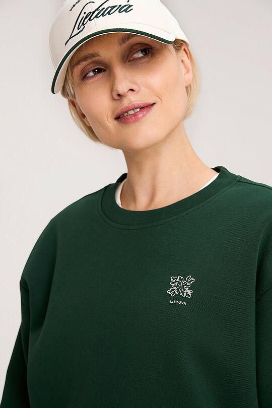 National collection pique sweatshirt 5 | GREEN | Audimas