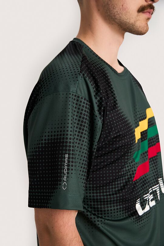 National collection printed T-shirt 10 | GREEN | Audimas