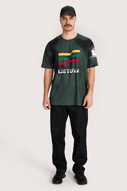 National collection printed T-shirt 13 | GREEN | Audimas