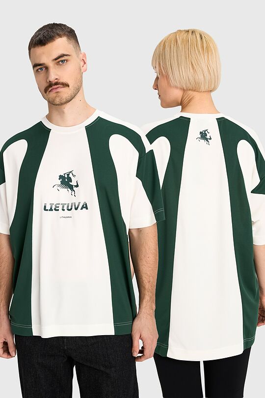 National collection oversized T-shirt 1 | WHITE | Audimas