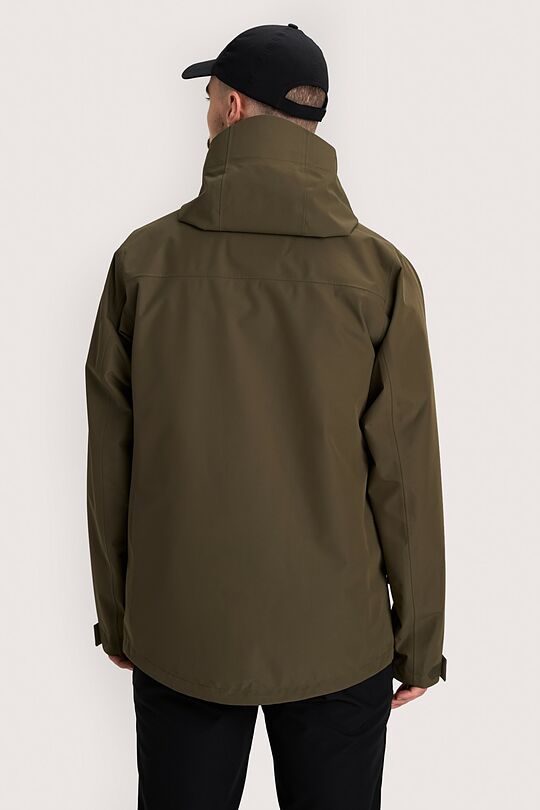 Shell jacket with a membrane 4 | Dark green | Audimas