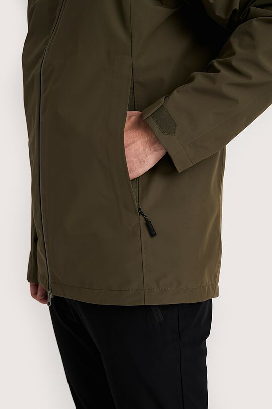 Shell jacket with a membrane 6 | Dark green | Audimas