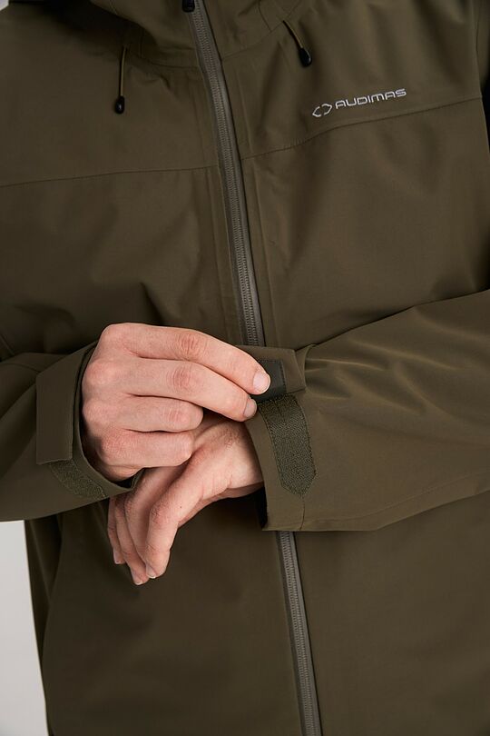 Shell jacket with a membrane 7 | Dark green | Audimas