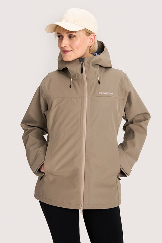 Shell jacket with a membrane 1 | BROWN | Audimas