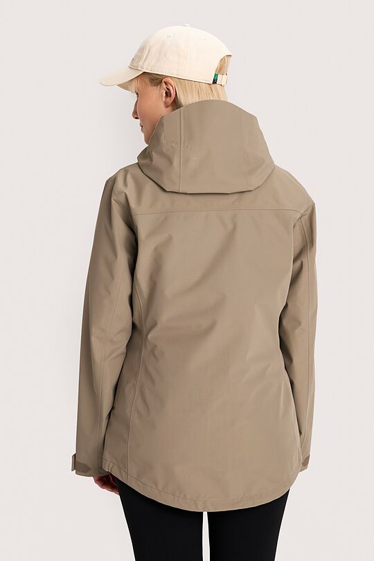 Shell jacket with a membrane 2 | BROWN | Audimas