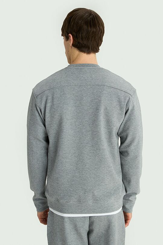 Crewneck sweatshirt with cotton blend 2 | GREY | Audimas