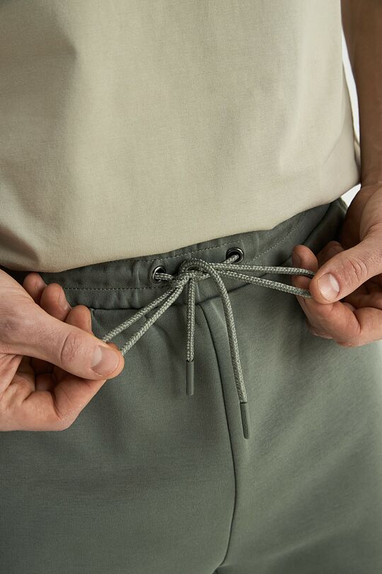 Sweatpants with cotton blend 4 | CHAKI | Audimas