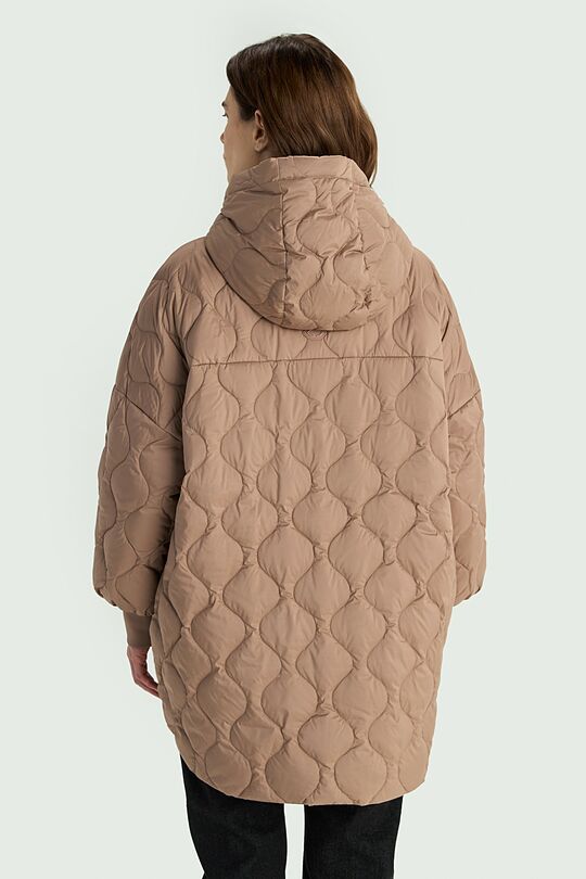 Oversized down jacket 3 | BROWN | Audimas