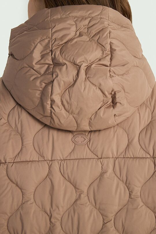 Oversized down jacket 4 | BROWN | Audimas
