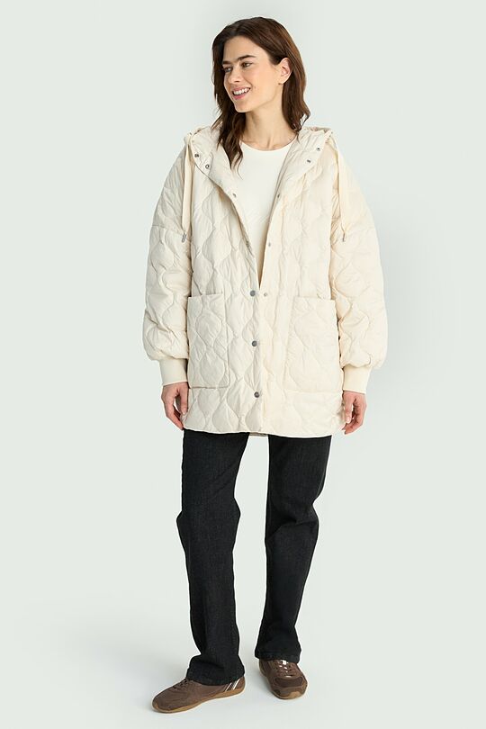 Oversized down jacket 4 | Cream | Audimas