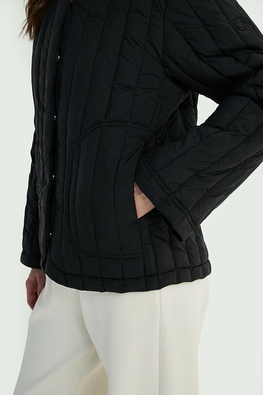 Synthetic insulation jacket 4 | BLACK | Audimas