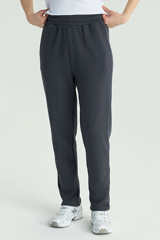 Cotton French terry sweatpants with modal 2 | DARK GREY | Audimas