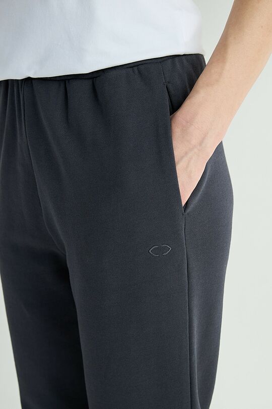 Cotton French terry sweatpants with modal 3 | DARK GREY | Audimas
