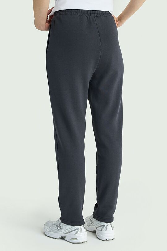 Cotton French terry sweatpants with modal 4 | DARK GREY | Audimas