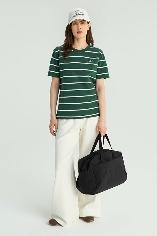 Nacionalinės kolekcijos dryžuoti marškinėliai 5 | GREEN | Audimas