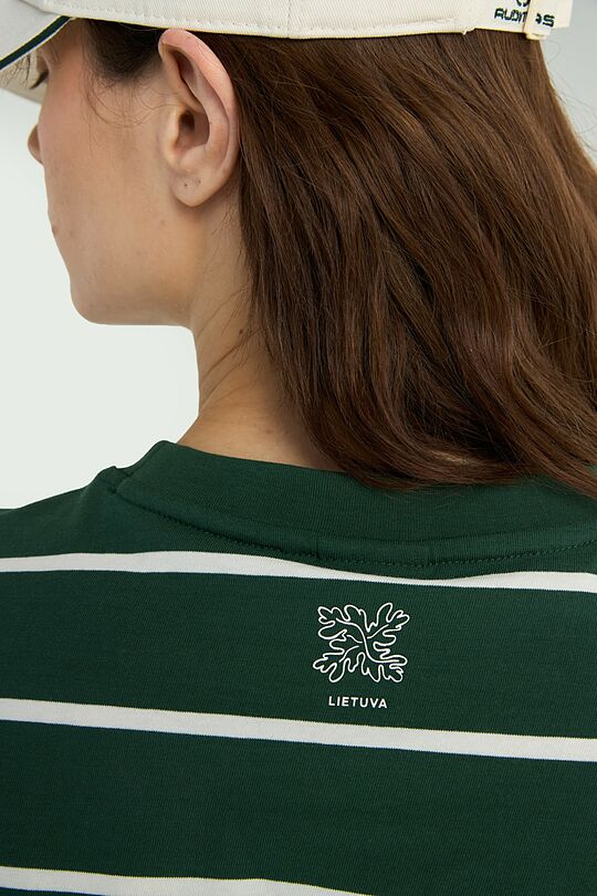 National collection striped T-shirt 4 | GREEN | Audimas