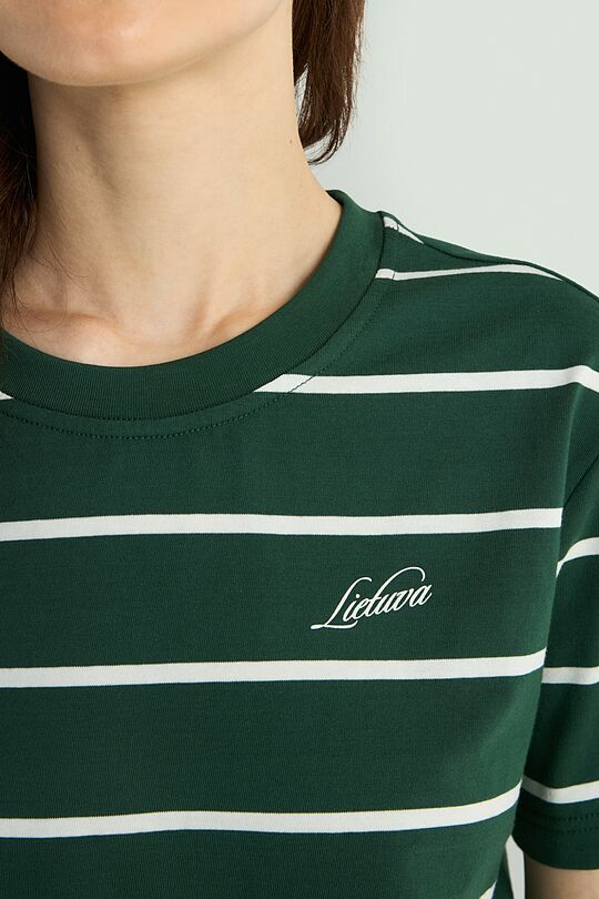 National collection striped T-shirt 4 | GREEN | Audimas