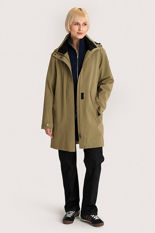 Light water repellent membrane raincoat 1 | GREEN | Audimas