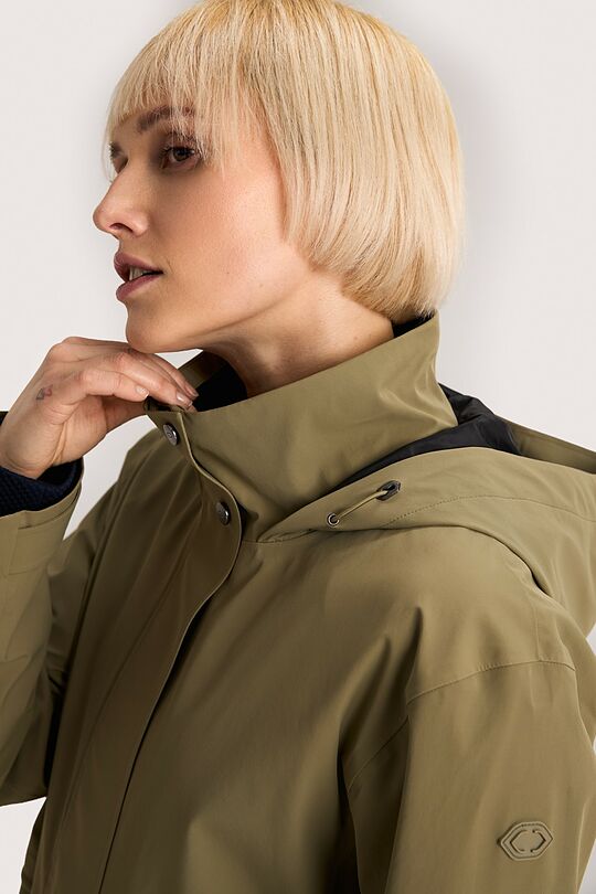 Light water repellent membrane raincoat 5 | GREEN | Audimas