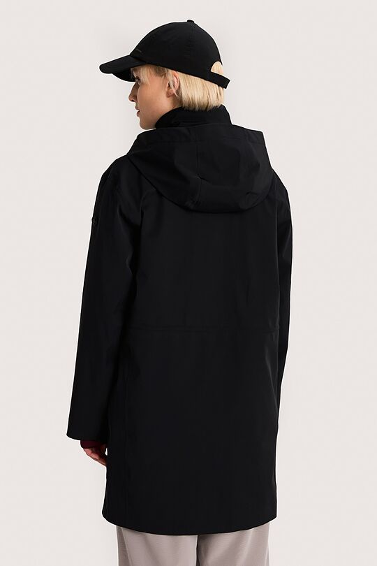 Light water repellent membrane raincoat 3 | BLACK | Audimas