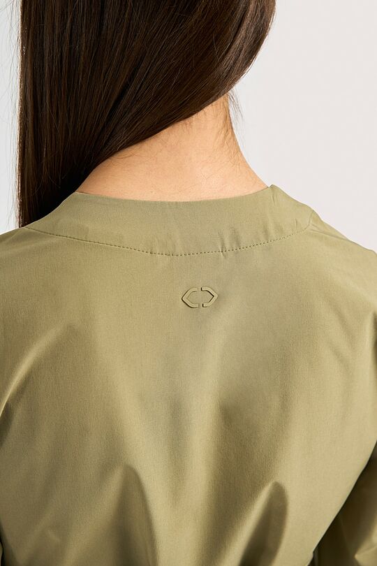 Susiaučiama audinio suknelė 3 | GREEN | Audimas