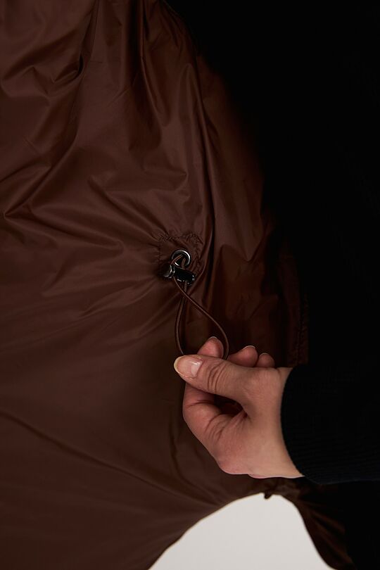 Oversized vest with synthetic insulation 6 | BROWN | Audimas