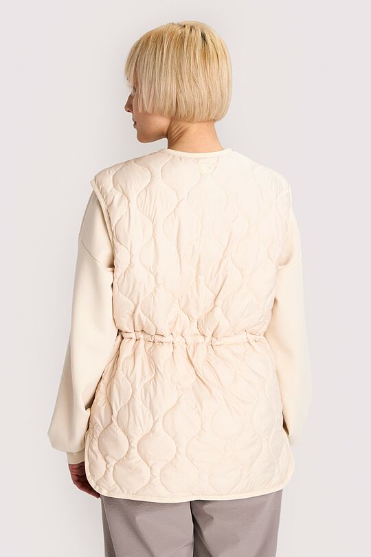 Oversized vest with synthetic insulation 5 | Cream | Audimas