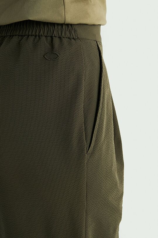 High waisted wide leg pants 4 | GREEN | Audimas