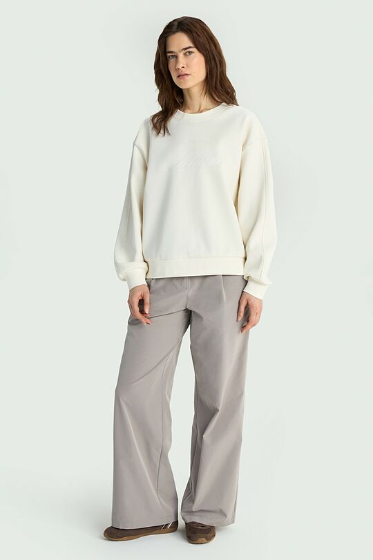 High waisted wide leg pants 1 | WHITE | Audimas
