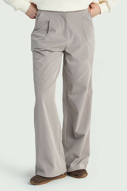 High waisted wide leg pants 2 | WHITE | Audimas