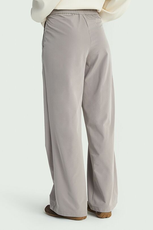 High waisted wide leg pants 3 | Cream | Audimas