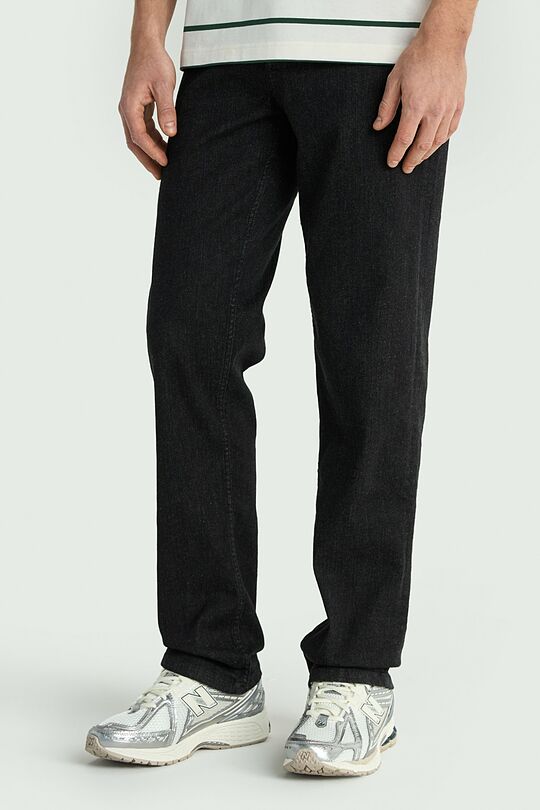 Regular fit jeans with elastane 2 | BLACK | Audimas