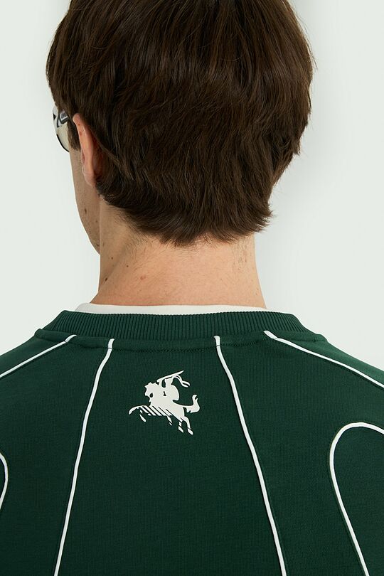 National collection oversized sweatshirt 6 | GREEN | Audimas