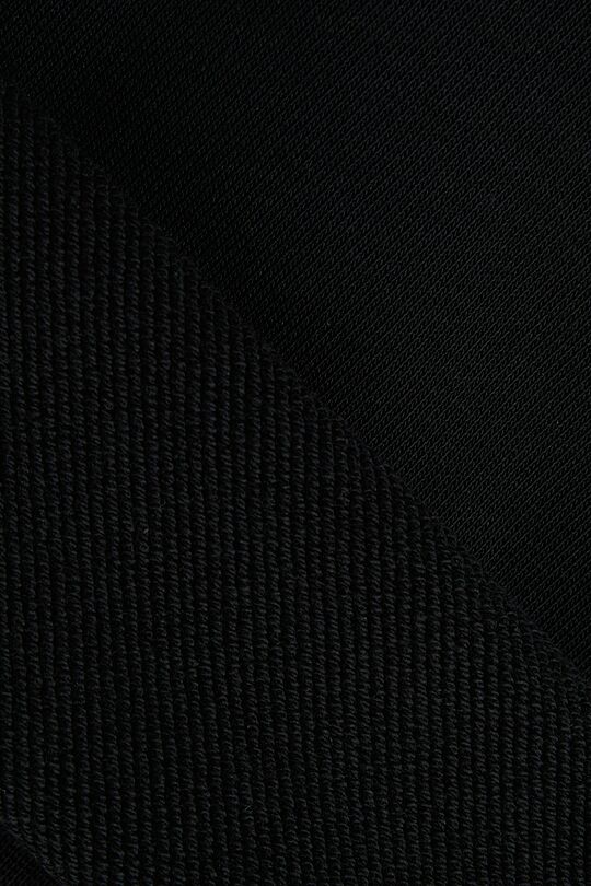 Tapered cotton French terry sweatpants 6 | BLACK | Audimas