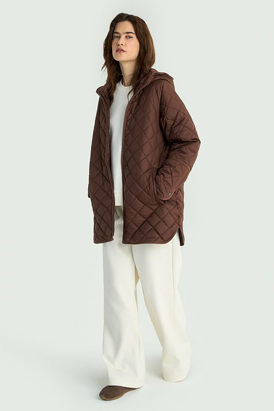 Lightweight down jacket 1 | BROWN | Audimas