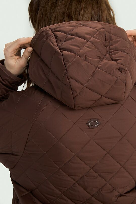 Lightweight down jacket 3 | BROWN | Audimas
