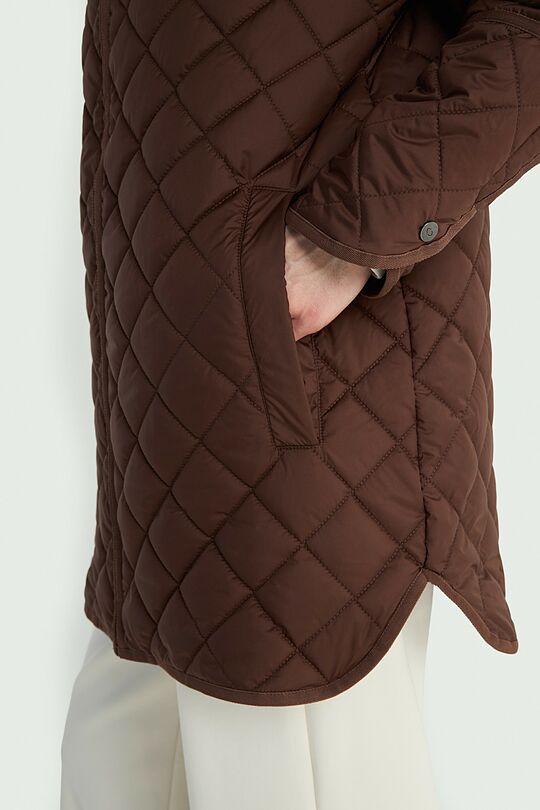 Lightweight down jacket 5 | BROWN | Audimas