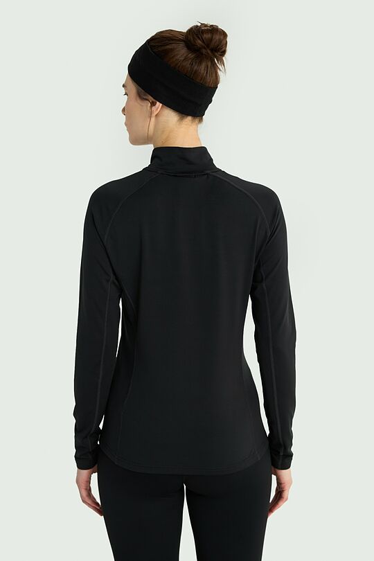 Synthetic half-zip sweatshirt 3 | BLACK | Audimas