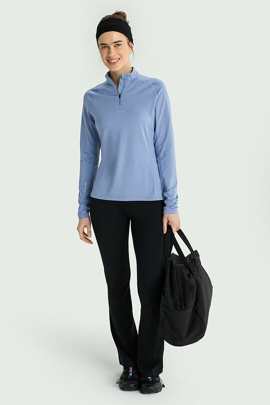 Synthetic half-zip sweatshirt 5 | BLUE | Audimas