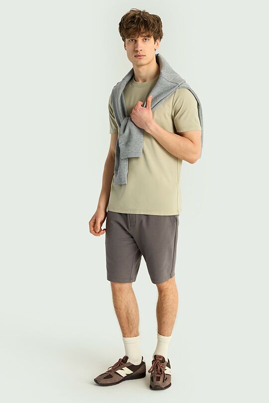 T-shirt with viscose 4 | light grey | Audimas